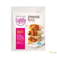 라이틀리 곤약브리또 500g 바비큐 1개 핫치킨 1개 갈릭야채 곤약볶음밥 1개 B