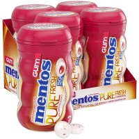 Mentos 멘토스 껌 비타민 자일리톨 감귤향 벌크팩 시나몬 4팩