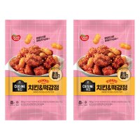 동원 퀴진 인싸이드 순살 치킨 떡강정 500g 2개