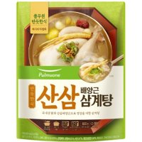 풀무원 건강한 우리집 반듯한식 산삼배양근 삼계탕 보급품 냉동 즉석 식품 밀키트 존맛탱 도시락 엄마 손맛 800g 24개