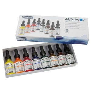 119000 쉬민케 아쿠아드롭 수채화물감 8색 세트 (30ml) - GS78701097