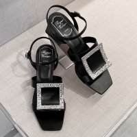 로저비비에 로저 비비에 비키비브 스트라스 버클 스트랩 샌들 힐 ROGER VIVIER BIKIVIV STRASS BUCKLE STRAP SANDAL HEEL RVW53624590