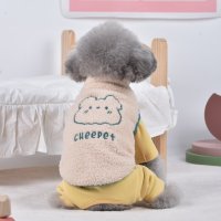 치펫 CHEEPET 강아지 양털조끼