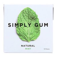 심플리 껌 Simply Gum 민트 12팩 15개