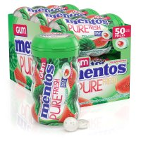 Mentos 멘토스 껌 비타민 자일리톨 감귤향 벌크팩 수박 6팩