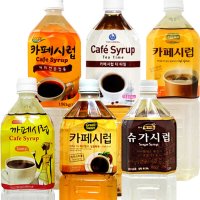 희창 대상 카페시럽 1 5L 6개 커피 메이플시럽 펌프 원두