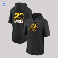 반팔 후드 티 NBA LA 레이커스 르브론 제임스 Lakers Lebron James hoodie