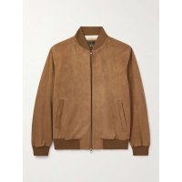 로로피아나 로로 피아나 남성 LP IVY Suede Bomber Jacket 봄버 자켓 FAM4591H0CH