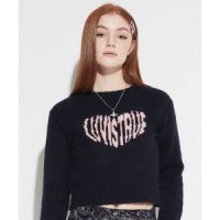 러브이즈트루LUV IS TRUE러브이즈트루 OW HEART LOGO KNIT 418374