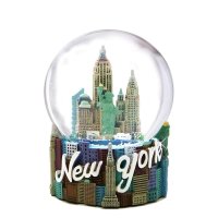뉴욕시 스카이라인 스노우 글로브 기념품 피규어 NYC 스노우 글로브 컬렉션