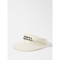 이자벨마랑 여성 Tyry logo-embroidered cotton-canvas visor 캡 1527503