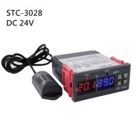 12V 24V 220V 디지털 온도 조절기 다이소 온도계 습도계 습도 컨트롤러 레귤레이터 24V STC-3028