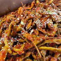 대구 동대구 시장 삭힌 고추 무침 장아찌 고추지 김치 1kg/2kg  2kg