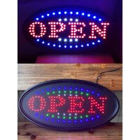 LED 영업중 OPEN 글자 개업 조명 전광판