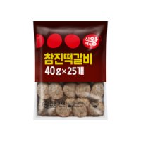 식자재왕/참진떡갈비/40gx25ea(소)/1kg