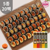 다신샵 가벼운 곤약현미김밥 5종 40팩 저탄수 식단관리