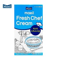 매일 후레쉬 쉐프크림 1L Maeil Fresh Chef Cream 동물성 유크림 33 이상 아이스박스아이스팩