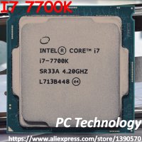 지널 인텔 코어 i7-7700K 쿼드 CPU i7 4.2GHz 8 스레드 LGA1151 91W 14nm 프로세서  한개옵션0