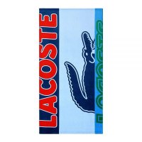 Lacoste 100 면 비치 타월 크롭 코르크