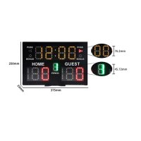 점수판 Electronic Scoreboard Metal ABS Sport Contest Table Tennis 20M Visible Distance 5-level Brigh 한