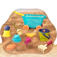 4세 바닷가 야외 아기모래놀이 웨건 세트 모래장난감 돌아기 모래놀이도구