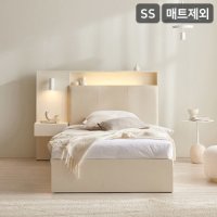 삼익가구 더메인 LED 프리미엄 가죽헤드 수납 호텔 침대 프레임 SS