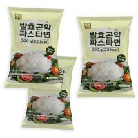 빼빼곤약 발효곤약 파스타면 200g 3팩 쫄깃하고 부드러운 다이어트간식