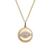 3426286 Effy 0 10 TCW Diamond Evil Eye necklace 목걸이