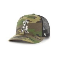 MLB LA 에인절스 야구모자 카모 메쉬 볼캡 47 TRUCKER