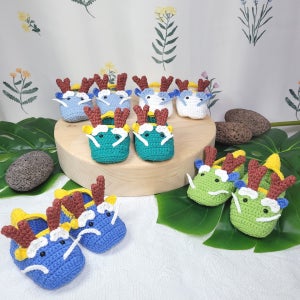 용띠 뜨개신발 청룡의해 임신축하선물, 점빵민빵