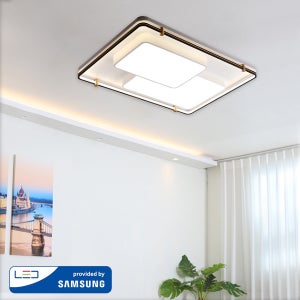LED 마이크 사각 거실등 125W / 주백색 디자인 LED거실등 천장조명