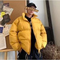 남자 겨울 쇼트 패딩 점퍼  yellow  XXXL