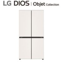 LG전자 [LG전자] 디오스 오브제 글라스 6도어 냉장고 베이지베이지 (M874GBB252)