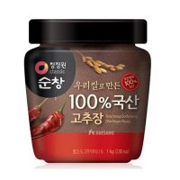 UNKNOWN 청정원 순창 우리쌀로 만든 100 국산 고추장 1kg × 1개