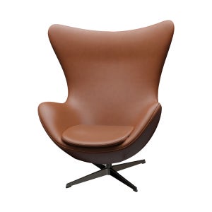 (정품) FRITZ HANSEN 프리츠한센 에그 라운지 체어 / 브라운 브론즈 베이스 & 에센셜 월넛 레더