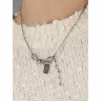 빠른출고PEARLY MORE 마그넷 체인 드롭 써지컬 목걸이 Magnet chain drop surgical necklace