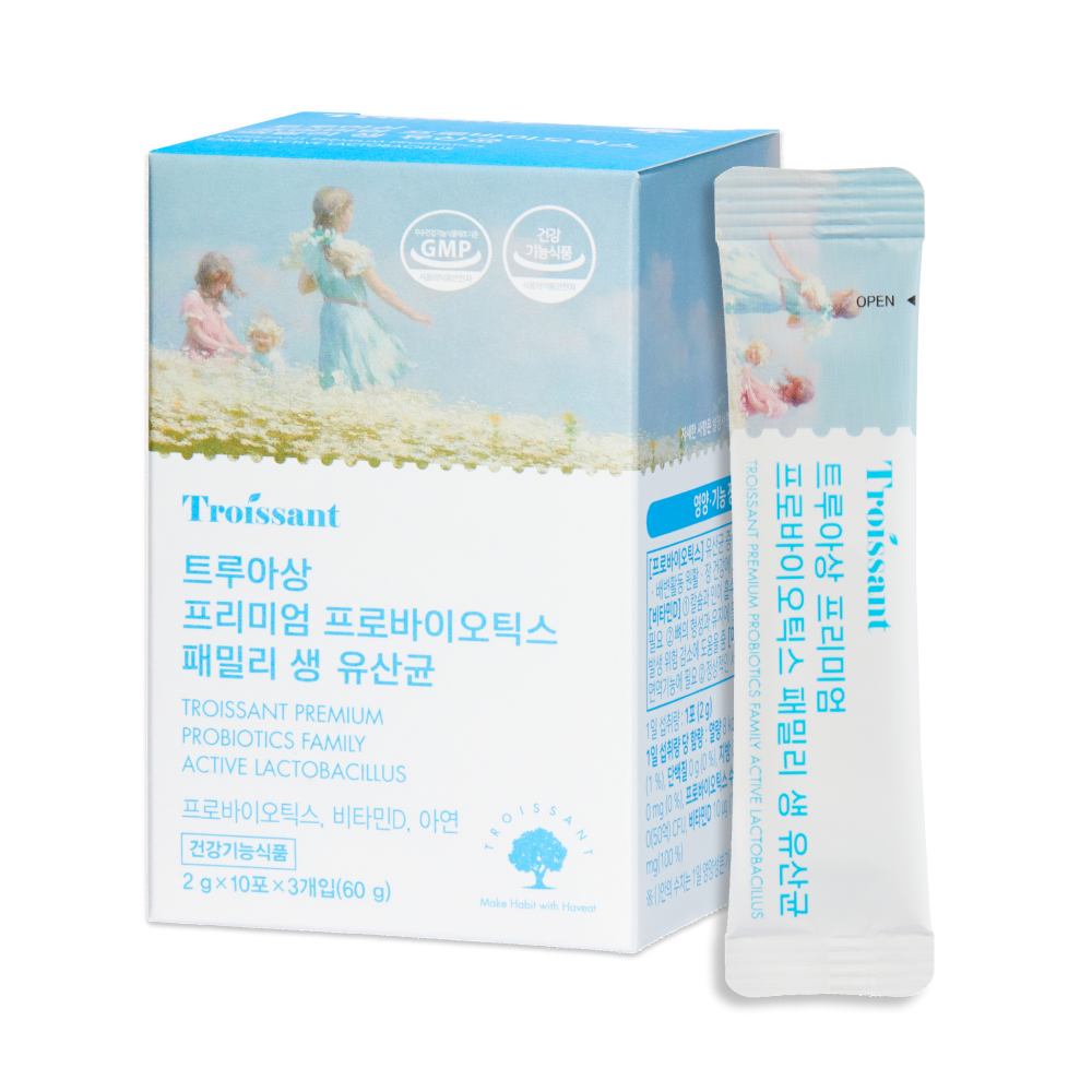트루아상 프리미엄 프로바이오틱스 <b>패밀리</b> 생 <b>유산균</b> 2g x 30포