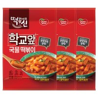 동원 떡볶이의신 학교앞 국물떡볶이 372g 3개