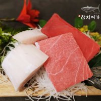 고급 냉동 참치 회 실속세트 (주도로,황새치뱃살,참다랑어속살, 총600g)