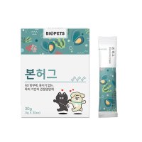 바이오펫츠 반려동물 본허그 관절영양제 30p  1개  관절건강