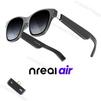 Nreal Air 오리지널 스마트 AR 안경  휴대용 130 인치 우주 거대 스크린  1080p 시청  모바일 컴퓨터  3D HD 개인 시네마