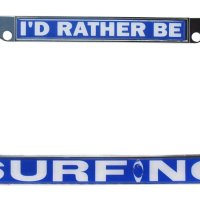 ID RATHER BE SURFING 번호판 프레임