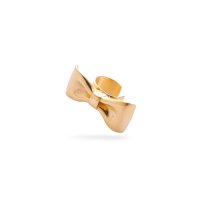 [노악] (바로 발송) Reborn Ribbon Earcuff-Gold