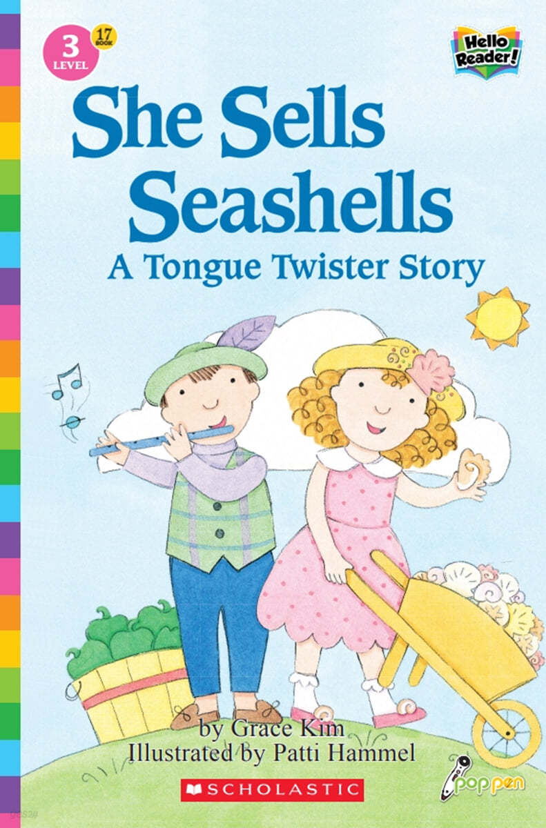 She sells seashells : a tongue twister story