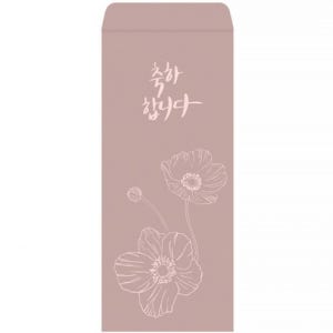 1200 두성 경조봉투 축하봉투 85x195mm 1팩 (3개입) - E15 축하쿤자이트 (축하합니다)