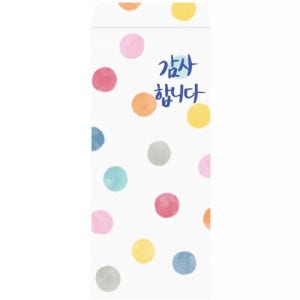 1200 두성 경조봉투 감사봉투 85x195mm 1팩 (3개입) - E13 감사블루 (감사합니다)