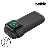 [벨킨] 벨킨 10000mAh 애플워치 휴대용 고속 무선 충전 보조배터리 BPD005bt