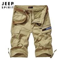 JEEP SPIRIT 남성 아웃도어 멀티포켓 카고 반바지