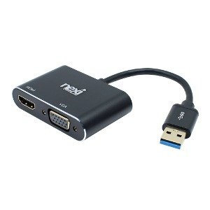 넥시 USB3.0 to HDMI VGA 확장 컨버터