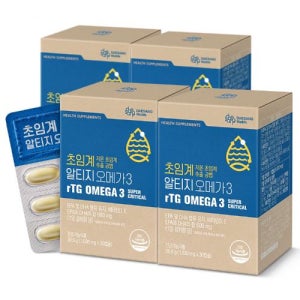 대상웰라이프 초임계 알티지 오메가3 1,030 mg x 120캡슐 RTG 오메가,비타민
